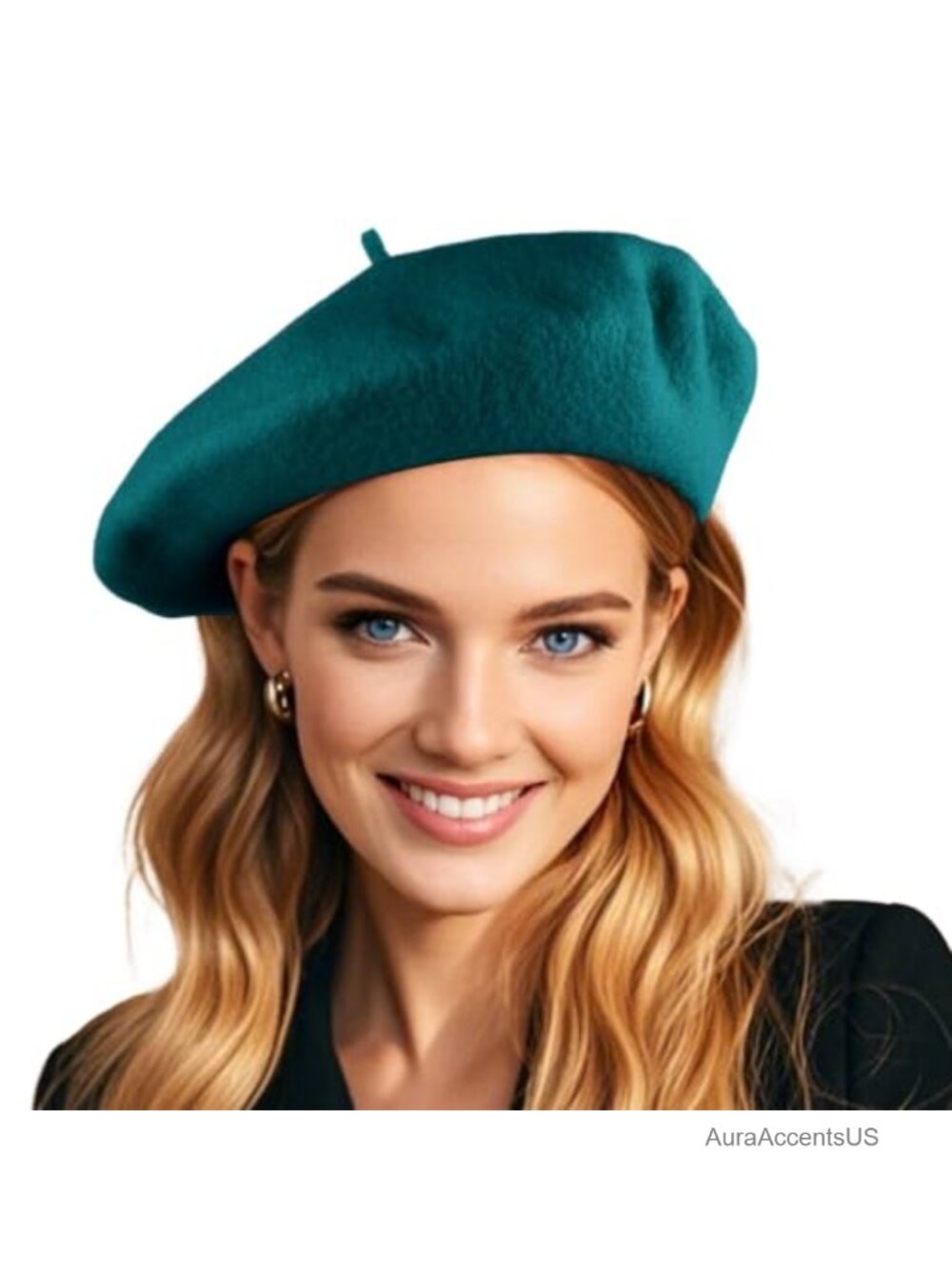 French Wool Beret Hat Adult One Size Slim Fit Warm Winter